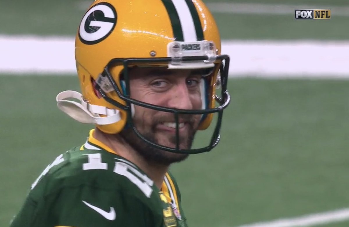 BleacherReport's tweet photo. Dominance.

#GBvsDAL https://t.co/daH1m2nUsJ
