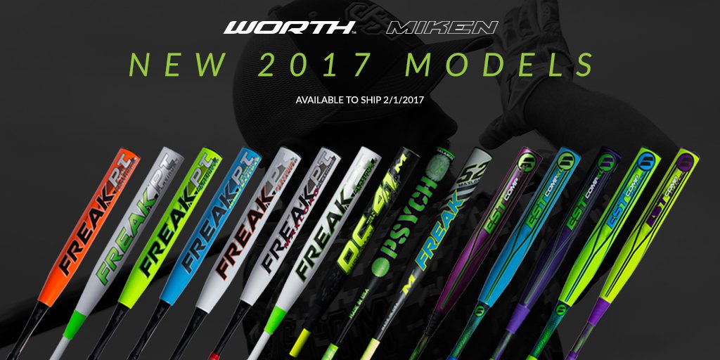 Softball Fans ā¾ (@softballfans) on Twitter photo The 2017 lineup of <a href="/MikenSports/">MikenSports</a> and @WorthSportsSP bats are here!
#softball #slowpitch
Pre-Order Here: bit.ly/2j5eUqJ The 2017 lineup of <a href="/MikenSports/">MikenSports</a> and @WorthSportsSP bats are here!
#softball #slowpitch
Pre-Order Here: bit.ly/2j5eUqJ