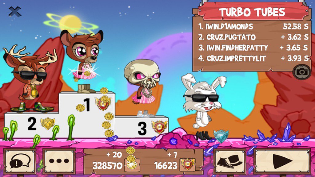 D1AMONDSFR2's tweet image. Get on my level, son! #funrun2 #Pugtato #FindherPatty #Imprettylit