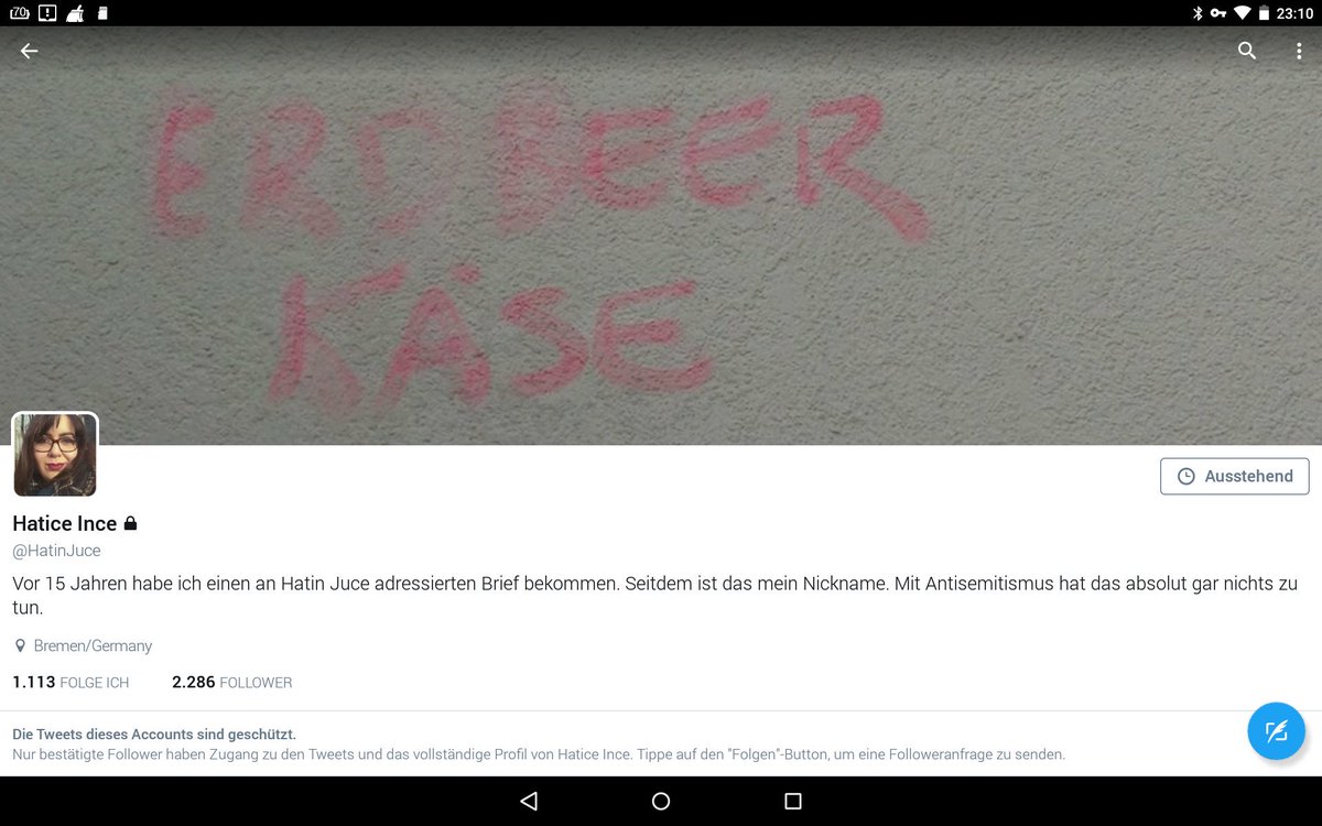 CatEns's tweet photo. homophon = gleich tönend, gleich lautend. Twittername der #Muslimin @Hatinjuce klingt wie #HatingJews... soll man ihrer Erklärung glauben? https://t.co/2KqOvFLTPN