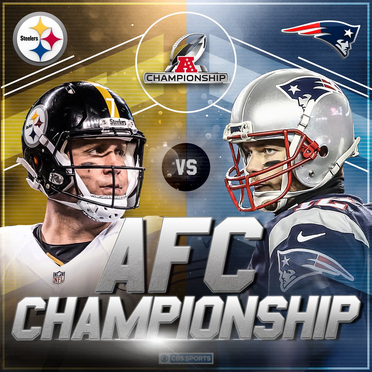 NFLonCBS's tweet image. For the AFC...