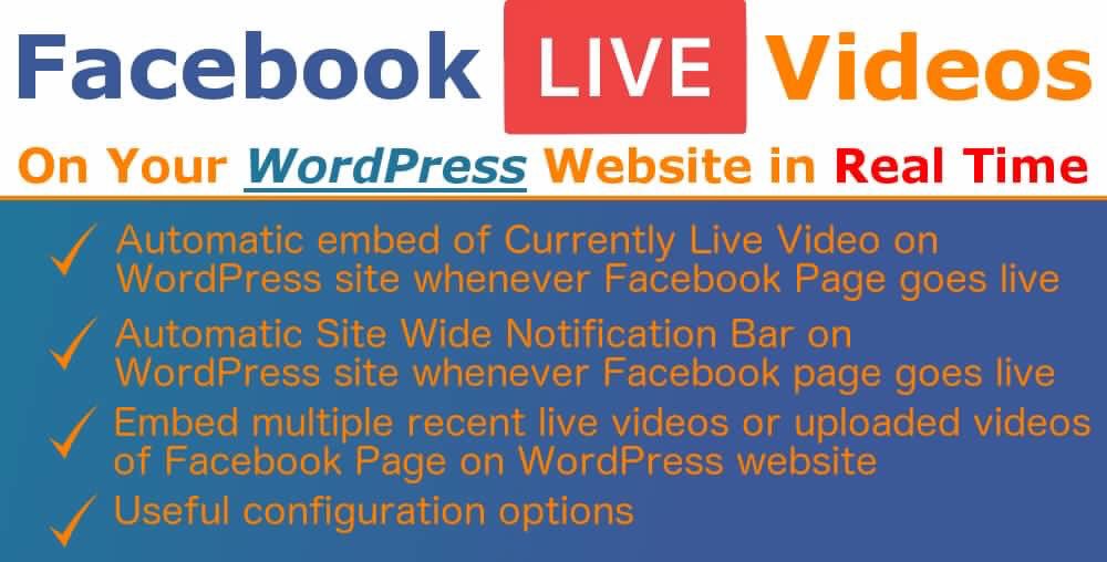 Do you do #Facebook #Live? And have a #WordPress #website? You cannot miss this #plugin: goo.gl/qbNcgZ #Sherlock #rodgers #Web