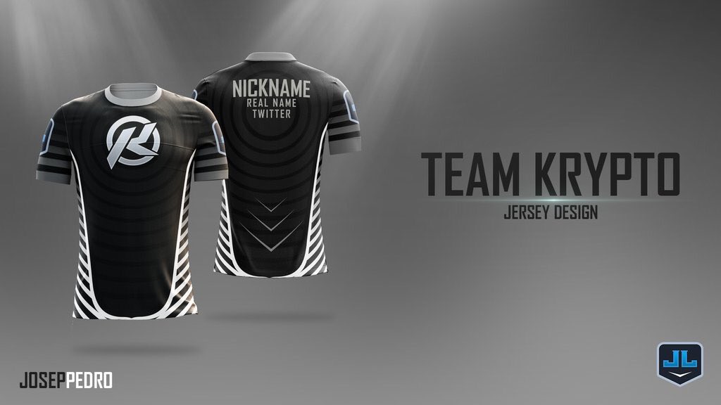 TeamKryptoGG's tweet photo. Team Krypto's 2017 Jersey Design!
@JosepPedro_ @JerseyLegion https://t.co/ZohE7LcRBg