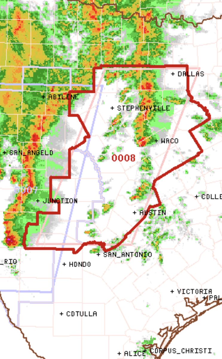 wcnkhs's tweet photo. RT:  A TORNADO WATCH has been issued for our area including Kennedale and the DFW metro. Stay tuned for updates. https://t.co/y1nNPxXPjM