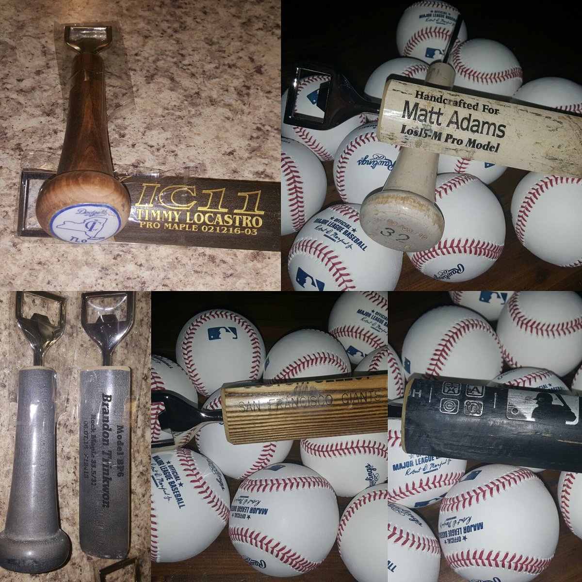 clubhousecrafts's tweet photo. @ScottyG48 Looking for a RT. I'm making bottle openers out of game used bats #mlb #baseball #handmade #madeinusa https://t.co/Fh2SCo16lR https://t.co/iM5r5AYmAo