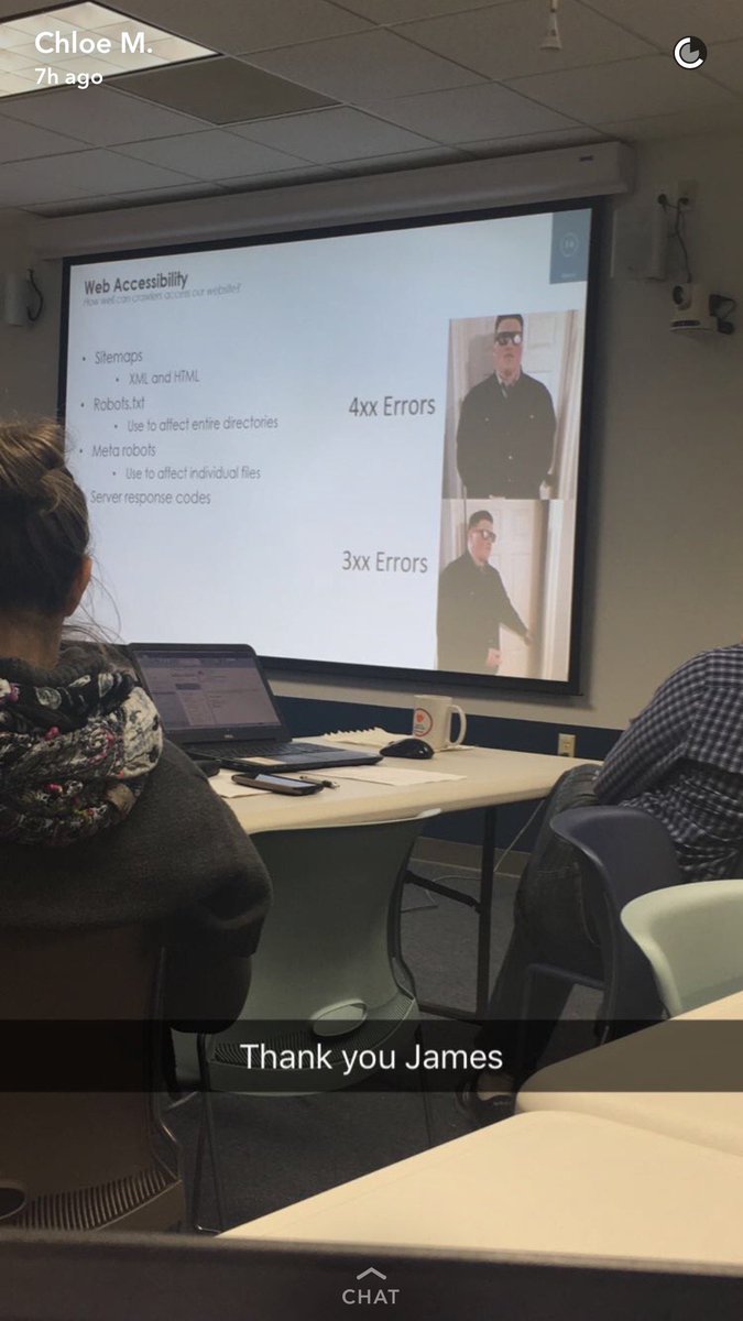 #TBT to the time when I gave a presentation about #TechnicalSEO and included a custom persuadable bouncer meme.