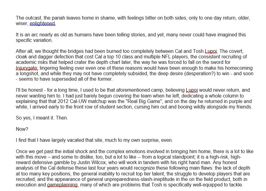 AGuyNamedNam's tweet image. In an alternate world, we woulda brought Tosh home. 

This is the column I had ready. 
Alas. 

Read it so it doesn't go to waste.