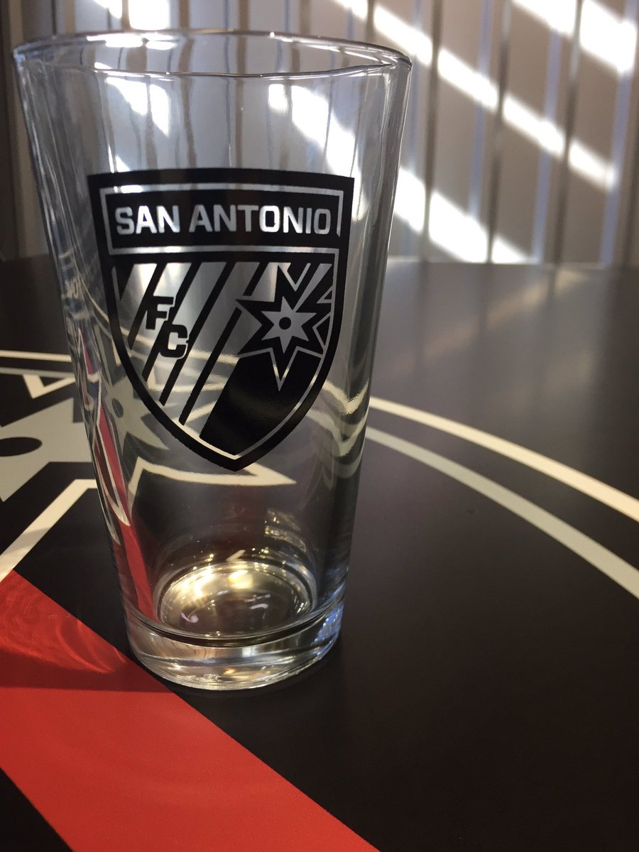 SanAntonioFC's tweet photo. How about an SAFC pint glass giveaway? RT for a chance to win. One winner announced tomorrow. #OurClub https://t.co/VxgI0Z1u3l