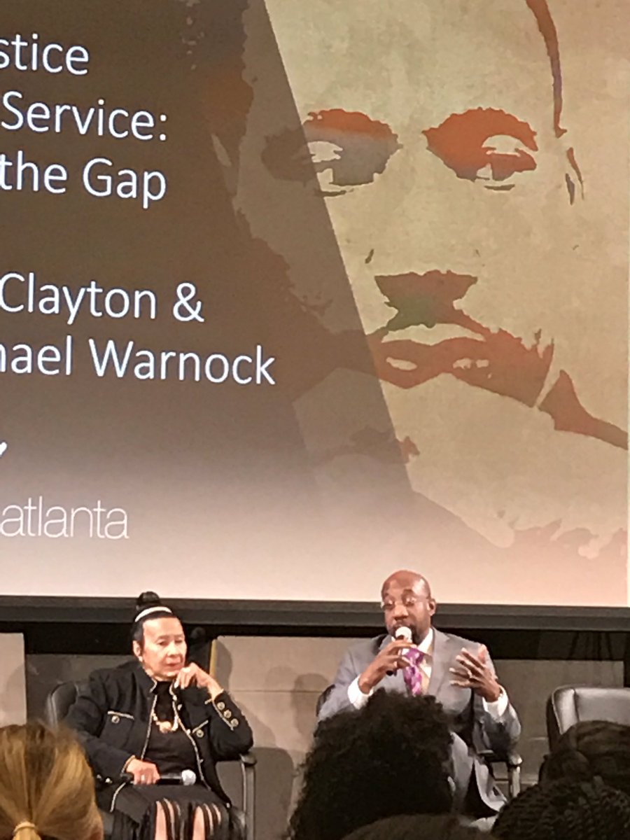 Remember that privilege blinds you. When you feel privileged, equality feels like oppression. Rev. Warnock #MLKSundaySupper