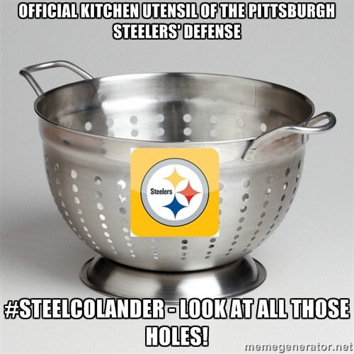 UnrealAllan's tweet photo. ๐ฉ #SteelColander 3-7 @steelers #SteelersNation #HereWeGo https://t.co/ocggT8fSvZ