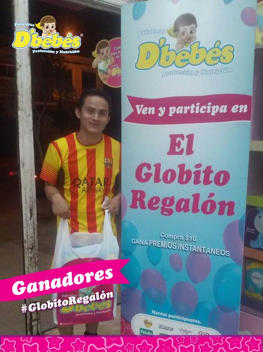 dbebesEC's tweet photo. Edgar Zambrano Ganador #GlobitoRegalón 🎉🎈🎁 
¿Qué estás esperando para participar? 
Te esperamos https://t.co/unqAz4vjp0 https://t.co/YmtCDbdTJD