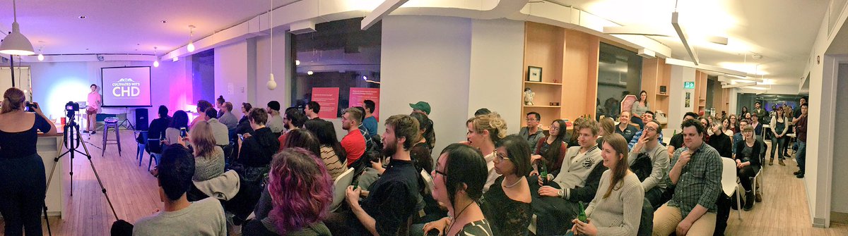 Amazing turn out at #ComedyHackDayTO! Thanks for letting us sponsor this goofy and great event <a href="/comedyhackdayTO/">Comedy Hack Day TO</a>!