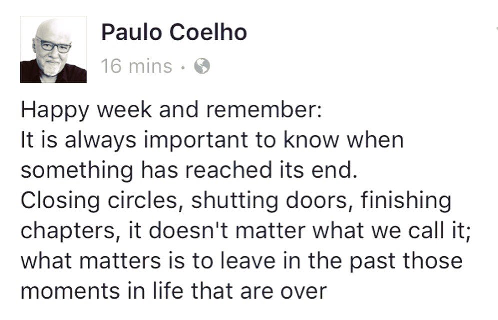 Pamayte10's tweet image. I can't get enough of him and his thoughts!!! ♥️♥️ @paulocoelho #favoritewriter