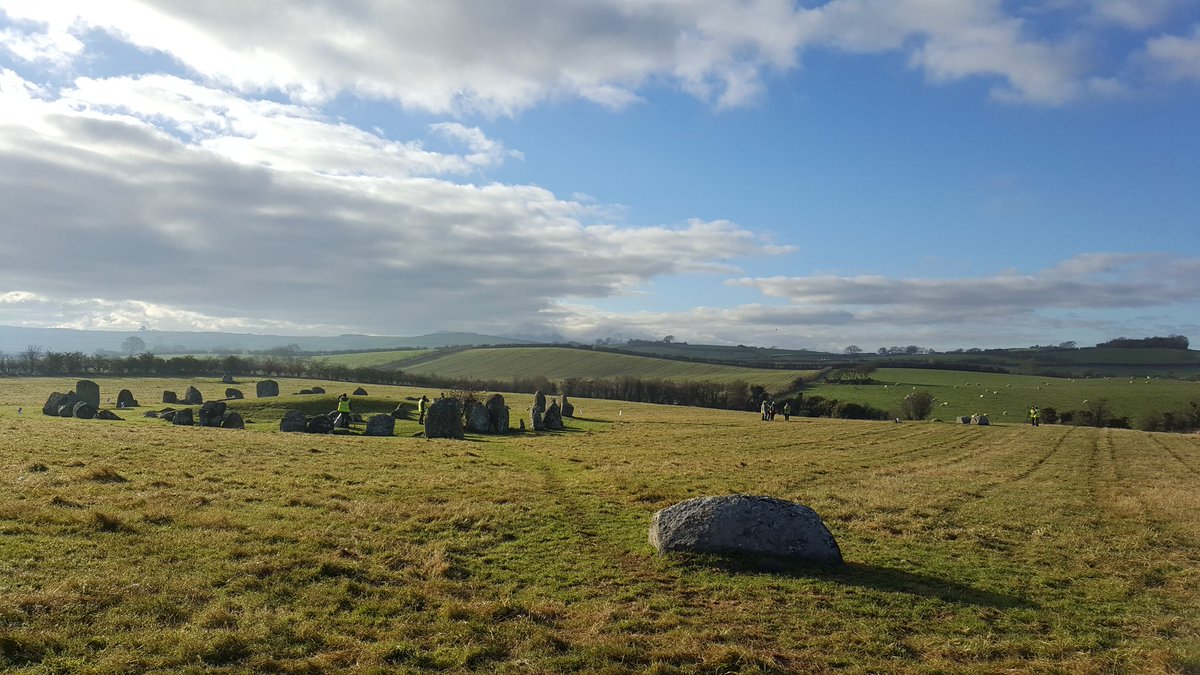 Beautiful View of Ballynoe Stone Circle, NI, Neolithic/Early Bronze Age Megalithic Monument #archaeological #landscape #MonumentsForAll