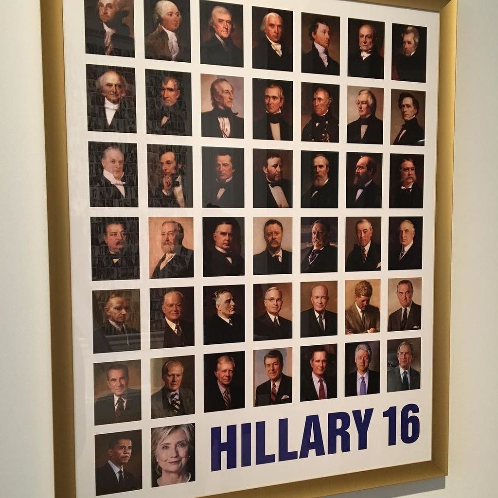 DebraPickrel's tweet photo. @jonathanhorowitz.us #Hillary16, 2016 free poster at #takemeimyours exhibit @thejewishmuse… https://t.co/ghWr5Vv0yK https://t.co/Nsb2XxH2J4