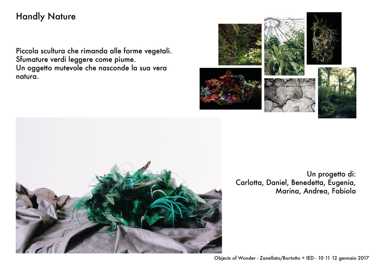 AccademiaGalli's tweet photo. Fabiola Fasoli tra gli artefici di "Handly nature",progetto nato durante il workshop Objects of Wonder - Zanellato/Bortotto + IED.#IED4Pitti https://t.co/M1XrWGlv6p