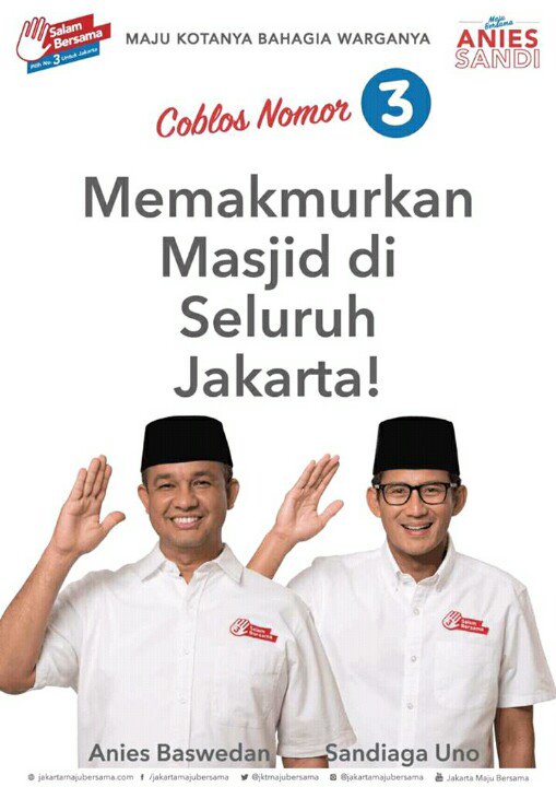 Simponi10's tweet photo. #YakinPilihAniesSandi #GuePilihAniesSandi https://t.co/si9E9wwFr3