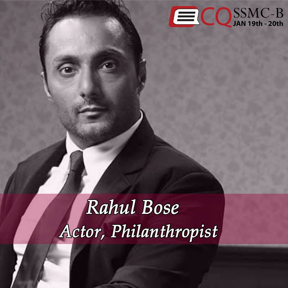 SSMCBengaluru's tweet photo. #SSMCB is excited to welcome multi-talented @RahulBose1 for our flagship event, Communication Quotient. #CQ17 #SymbiosisTweets https://t.co/Z9qO8L2V3u