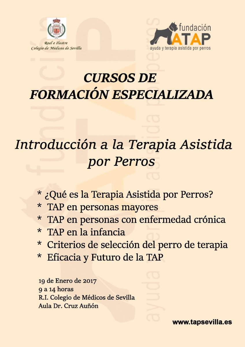 FundacionATAP's tweet photo. Acude a nuestras Jornadas formativas sobre intervención mediante TAP este jueves 19 (Asistencia gratuita, hasta completar aforo). https://t.co/iALI0iBkpM