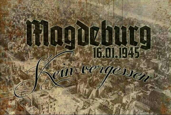 NsamdAktivist's tweet photo. Magdeburg Unvergessen!! 
Kein Vergeben -  Kein Vergessen!!! 

#Magdeburg #16Januar1945 #Kriegsverbrechen https://t.co/h9YfJIZrla