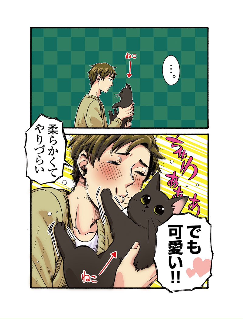 新しいやつ更新されました~
猫を描くのも苦手ですがとてもがんばったのでどうか皆様の広いお心でこれ猫と信じ切ってください...どうか...
うちの兄貴の様子がおかしい。 第4話 猫でもやってる | ダメ山角子…