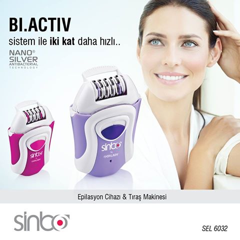 BI.ACTIV sistem ile iki kat daha hızlı. #Sinbo SEL 6032 Epilasyon Cihazı &amp; Tıraş Makinesi #tucedo #epilasyoncihazı
tucedo.com/asp/product/63…