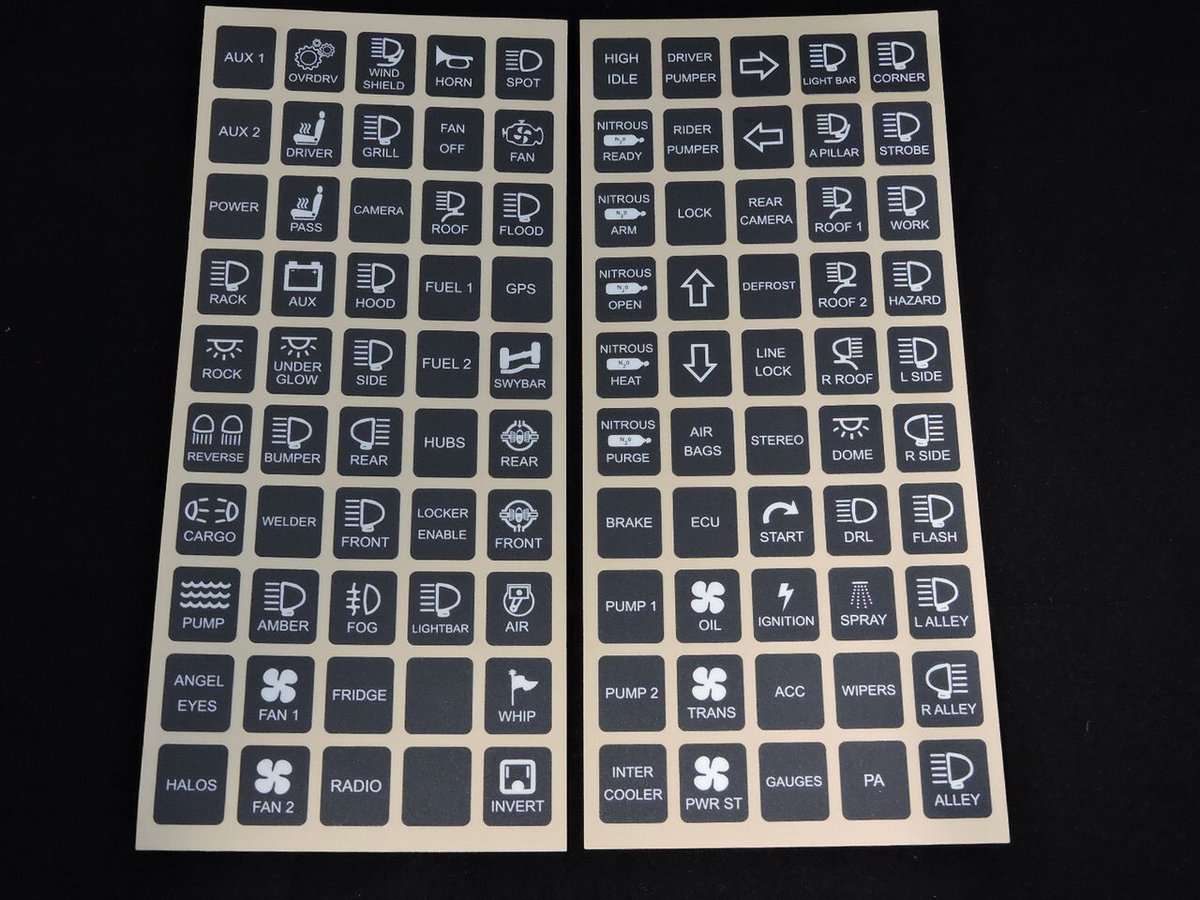 switch_pros's tweet image. Planning to mount your #SP8100 vertically? We got you covered with these vertical switch legends! #switchpros