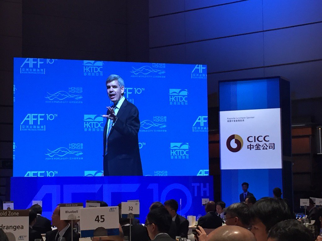 Dr Mohamed A El-Erian "if you are in the business of predicting, you should be humbled" <a href="/AFF_HK/">Asian Financial Forum</a>