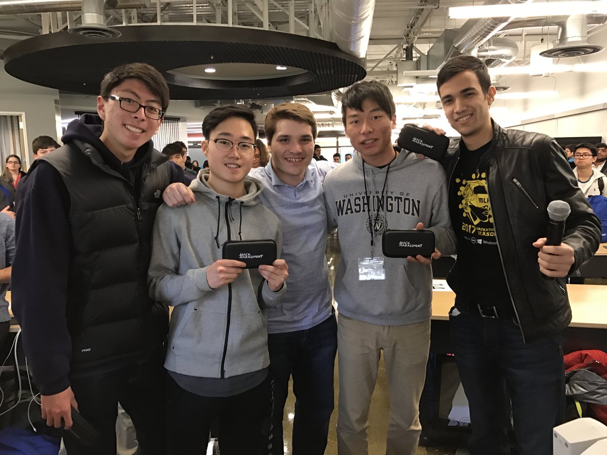 MLHacks's tweet photo. Thanks to team Sea Sharp at @def_hacks for fighting online harassment using #MicrosoftCognitiveServices @Microsoft @Hack_Harassment https://t.co/QsiYNWtp0d