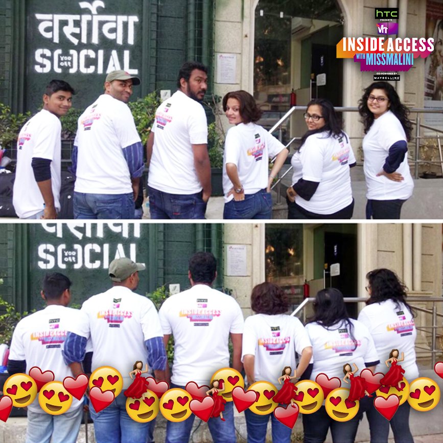 MissMalini's tweet photo. The one's that make the magic happen on #Vh1InsideAccess! #TeamAwesome @Vh1India @HTC_IN @MaybellineIndia #FaceEntertainment 🚀🚀🚀@NatashaBaig https://t.co/RtEdhwoE9Z