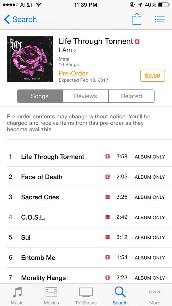 TombagDarrell's tweet photo. PRE-ORDERS ON ITUNES
#IAMTX #LifeThroughTorment https://t.co/Lz2dJmD1Mz