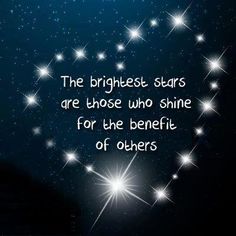 Shine for the benefit of others. #ThinkBIGSundayWithMarsha #inspire #motivate #grateful #support