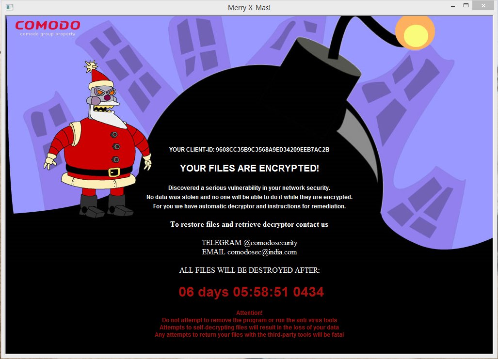 Merry X Mas Mrcr1 Ransomware Support Help Topic Your Files Are Dead Hta Ransomware Help Tech Support
