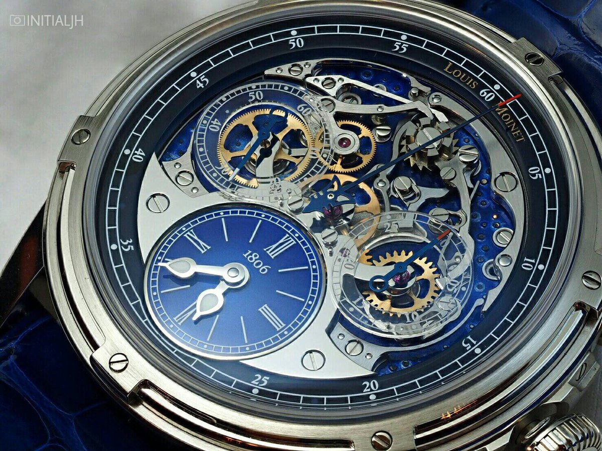 the_watchnerd's tweet image. I think #teamwatchnerd photographer @initialjh captured this @LouisMoinet Memoris chronograph rather well #horologiumxwatchnerd