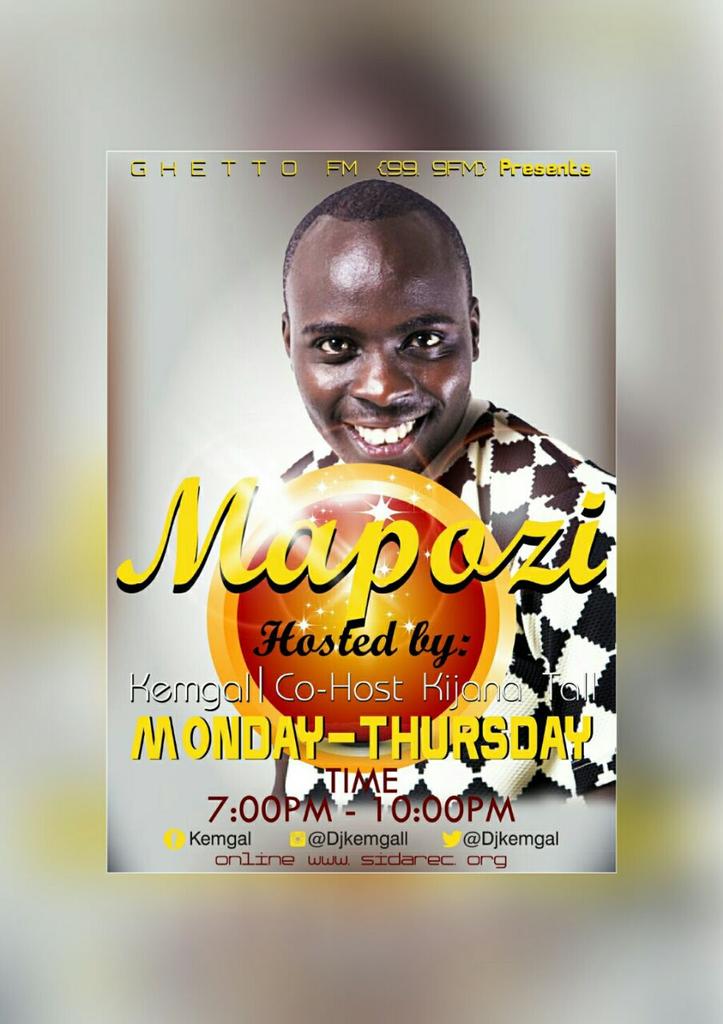 mjukuuwamfalme's tweet photo. Make sure you tune in to #Mapozi leo frm 7pm to 10pm with @DjKemgal #KijanaTall ndani ya @ghettofmke @kemboifaith2 https://t.co/mq7tURvVg5