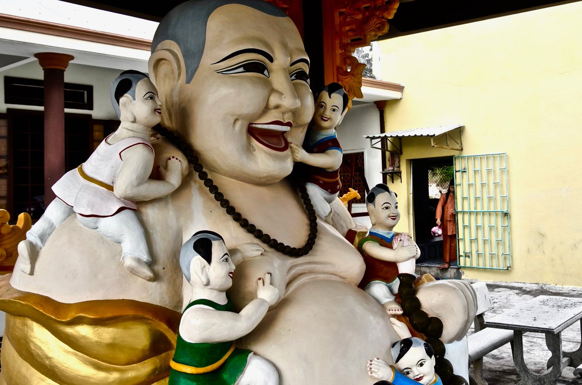 Not on a mountain with new commandments
Not on a cross on my behalf
Not on a horse with a lifted saber
But on the butt with a lightly laugh