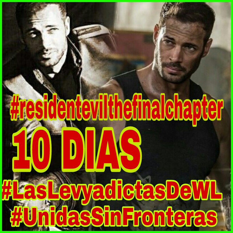 Alexia_WL's tweet photo. #LasLevyadictasDeWL 
#UnidasSinFronteras 
Acompañando a
@willylevy29 @MillaJovovich 
#CuentaRegresiva 
#residentevilthefinalchapter 
Sumate https://t.co/aZYXPltrdM