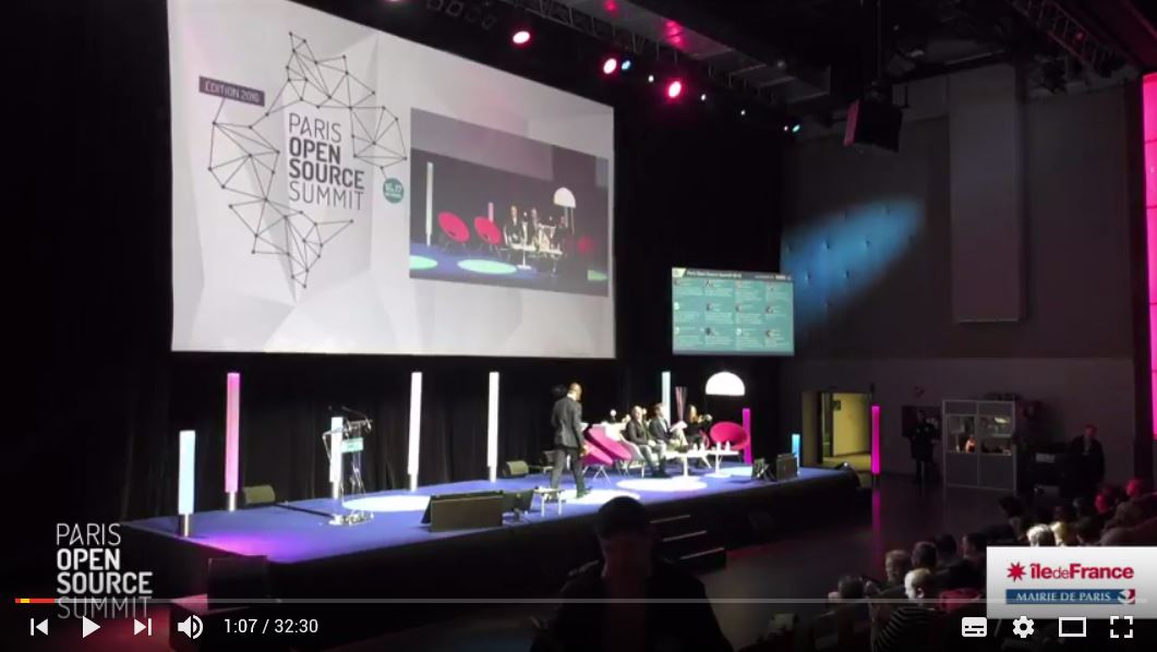 OSS_Paris's tweet image. Watch now : open source to define competitive edge on international markets #OSSPARIS16 #innovation  &amp;gt;&amp;gt; youtube.com/watch?v=JiVmq7…