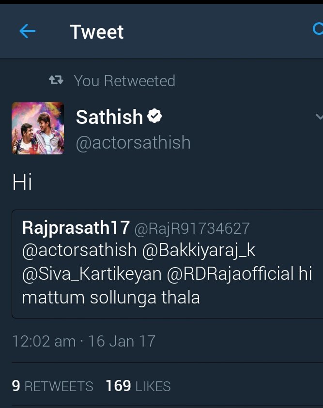 RajR91734627's tweet photo. Inga parunga frnds #sathish anna avaroda #fan dream ah acheive pannittaru #ellarum ippadi irukka matanga #thalaiva u r #great https://t.co/NdV65ninVD