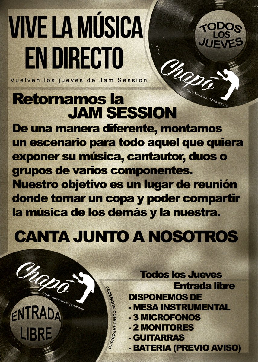 Chapo_Disco's tweet photo. Este jueves tienes una cita en Chapó https://t.co/YuEDjc03Iu