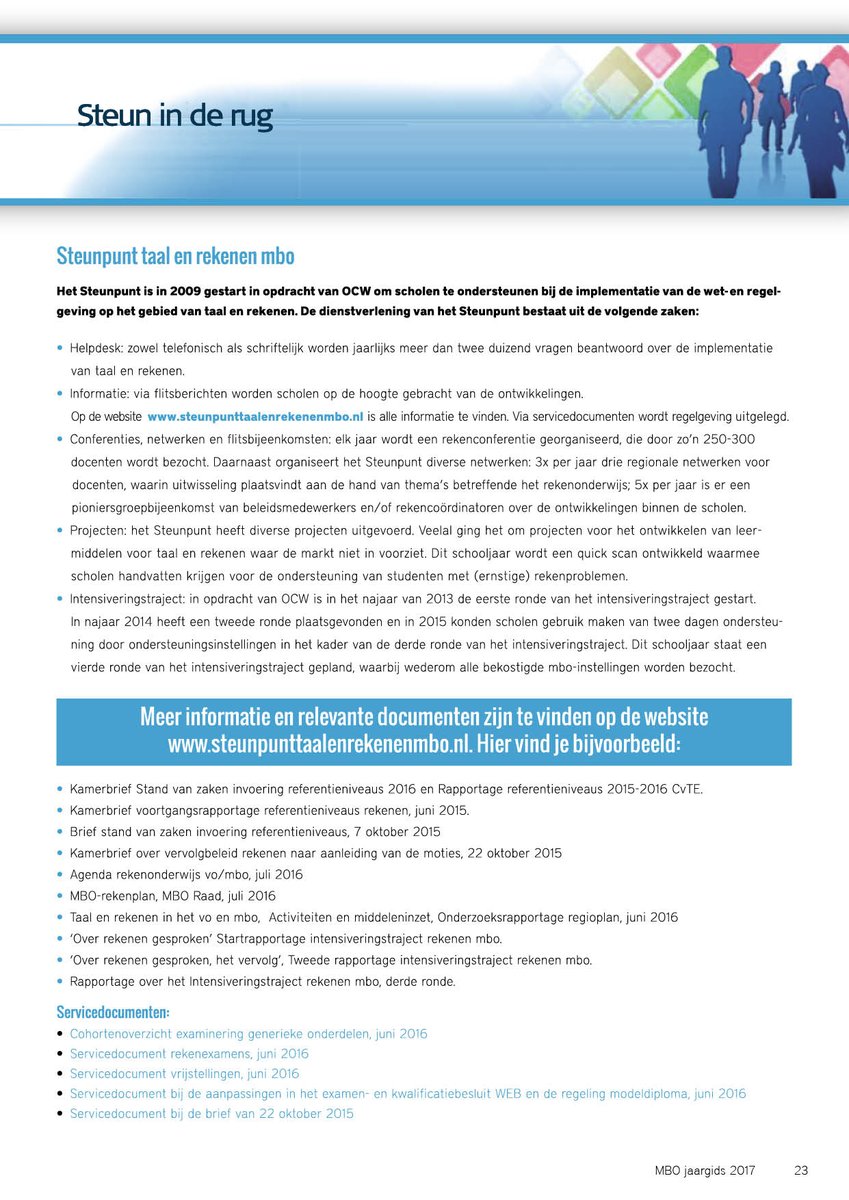 Lees meer over <a href="/Steunpuntmbo/">Steunpuntmbo</a> in onze #Not2017 #Mbo gids. ow.ly/wQJI307Y0pe