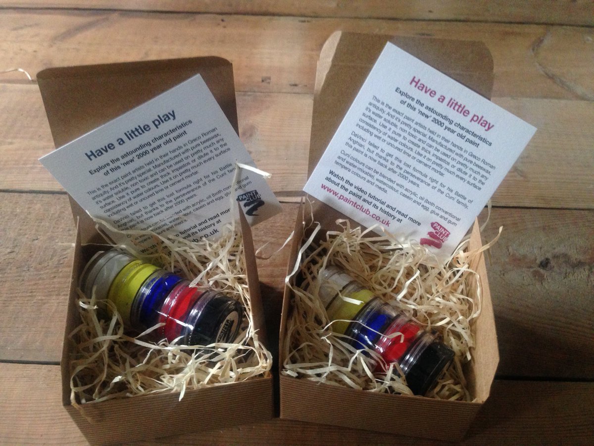 Another two of our colour minions have received their  marching orders. Helen and Gill, here we come! #watercolor #encaustic #paint #sample