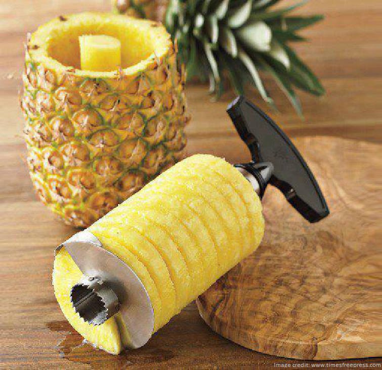 SiemensHome_In's tweet image. #ModernTools: Always had a difficult time peeling Pineapples? This handy corkscrew makes it as simple as you want it!
