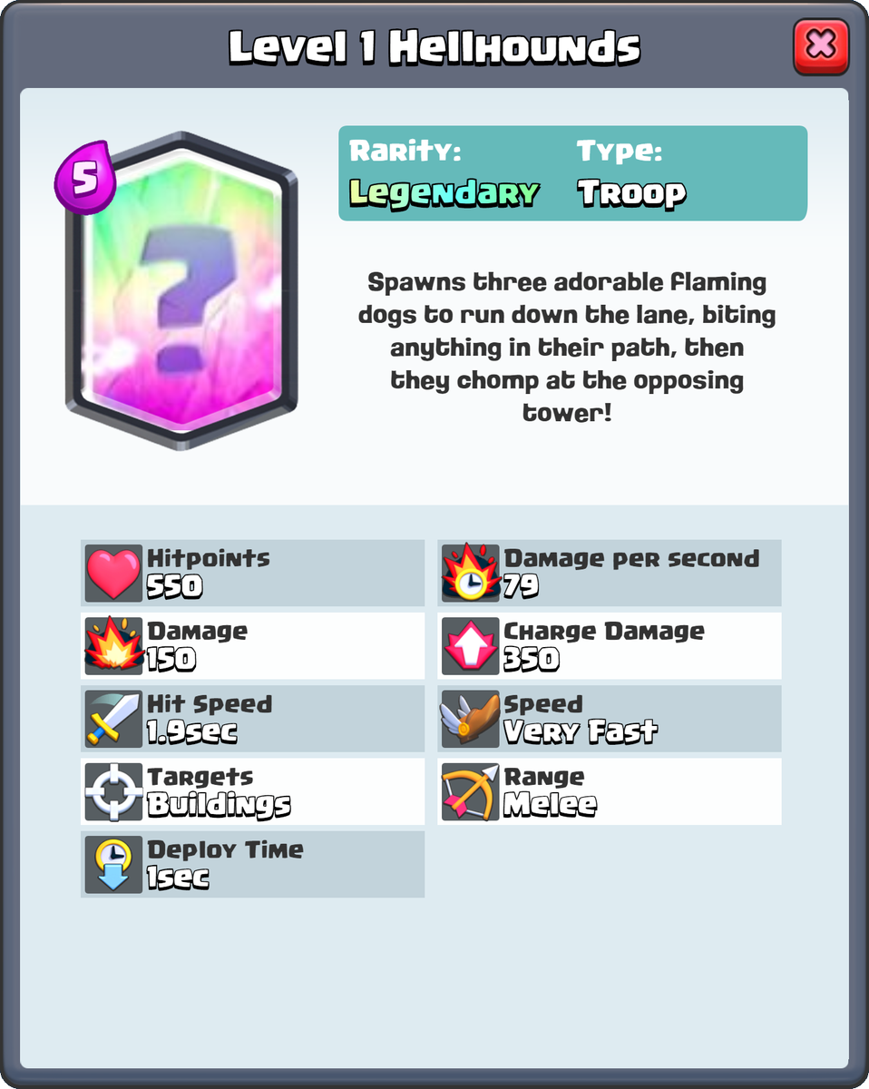 DylanMTSell's tweet image. Here's one final set of them....
(The "Level 3" Ice Dragon was supposed to be a Level 1 troop, that was an error :/)