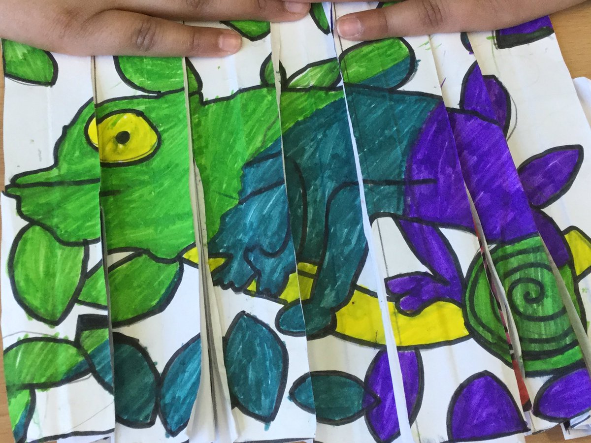 Aleeza 4Earth brought her magic chameleon that she made at home into school today.