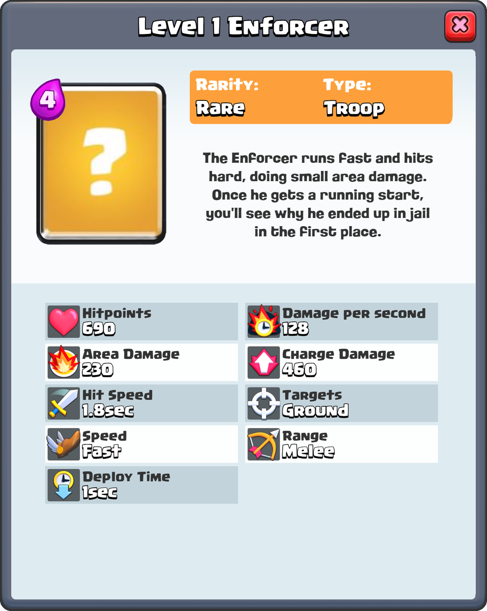 DylanMTSell's tweet image. Here are some Clash Royale card ideas....