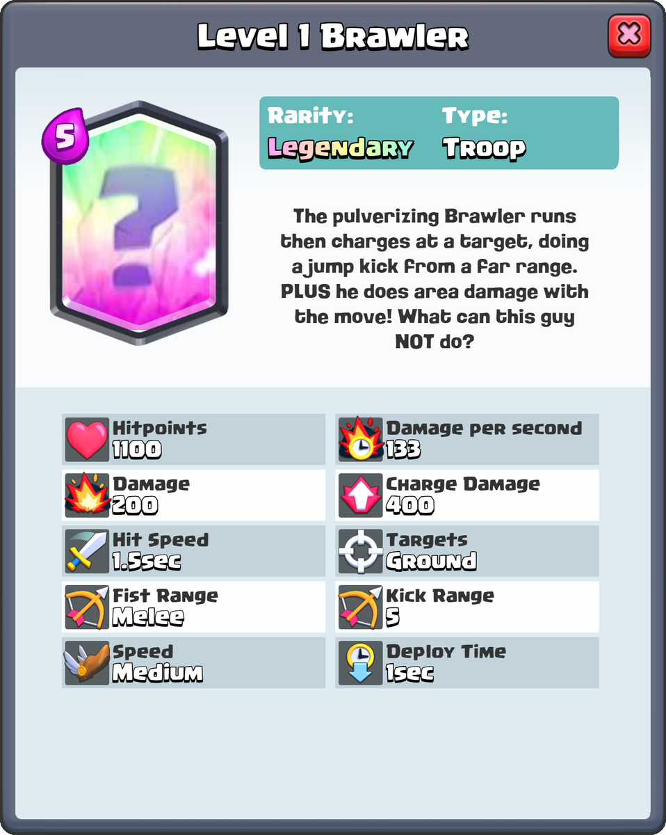 DylanMTSell's tweet image. Here are some Clash Royale card ideas....