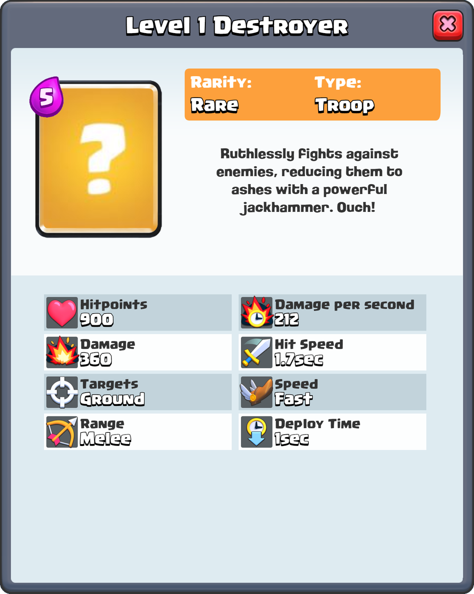 DylanMTSell's tweet image. Here are some more Clash Royale card ideas....