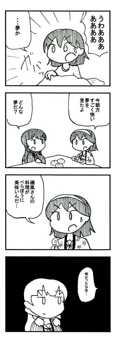 1/16 谷風さん4コマ #艦これnコマ漫画 