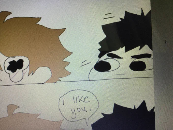 It's a sneaky Iwa-chibi 😱 #iwaoi #chibi #haikyuu #comic 